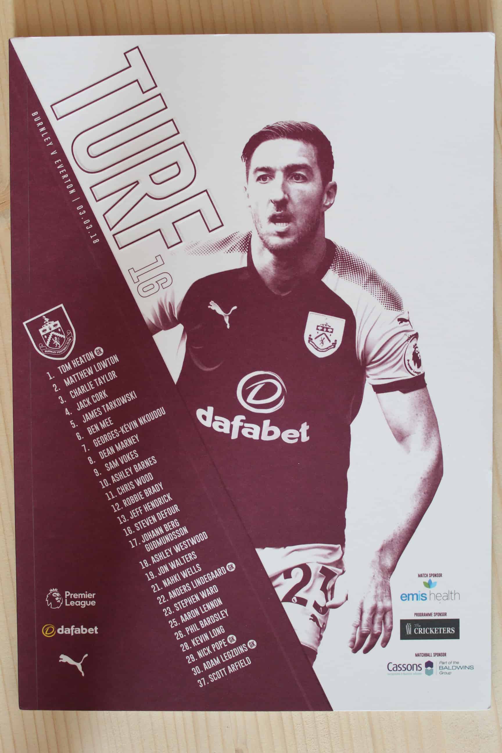 Burnley FC v Everton FC